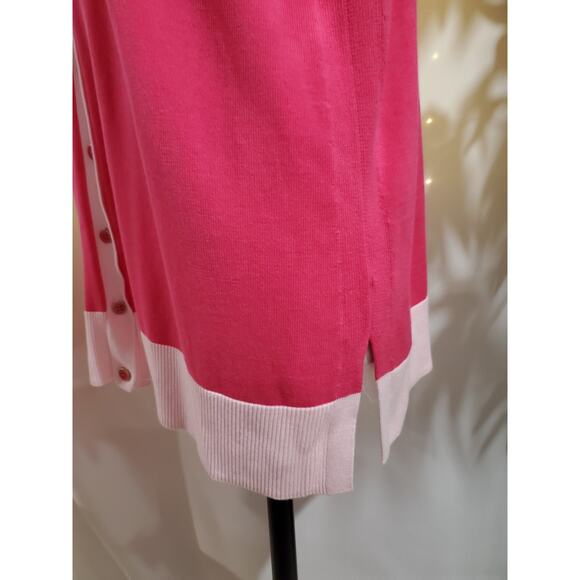 Talbots NWOT Womens Button Cardigan Sweater Size XL Pink Preppy Old Money Office - Picture 6 of 10